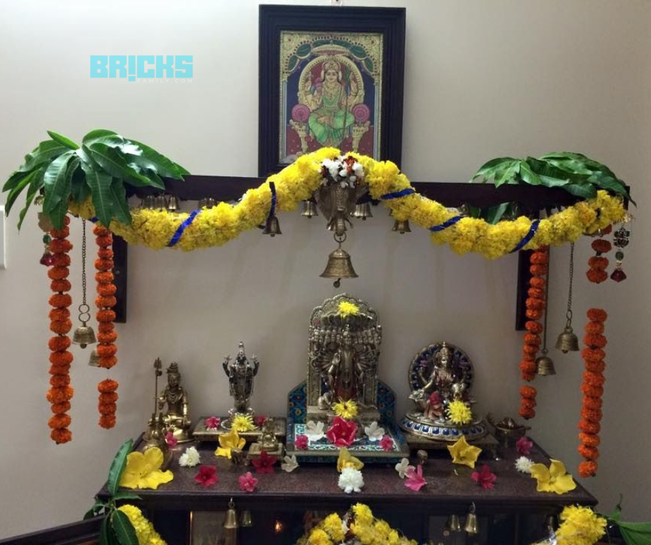 Pay special attention to Dussehra 2022 decoration for the puja room 