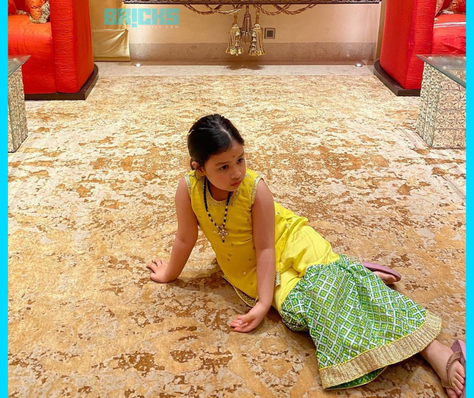 Baby Ziva Singh Dhoni having a great time at her home, the Dhoni house.  