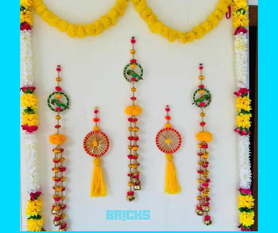 Use the Garlands to decorate the house