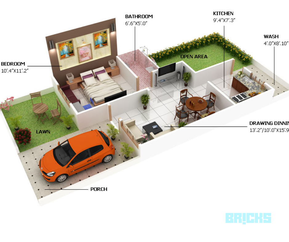 parking layout in your ghar ka naksha