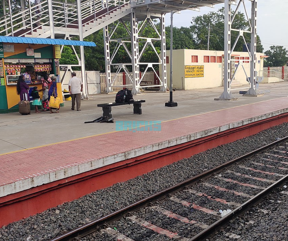 Podanur Junction Railway Station near Coimbatore Metro 