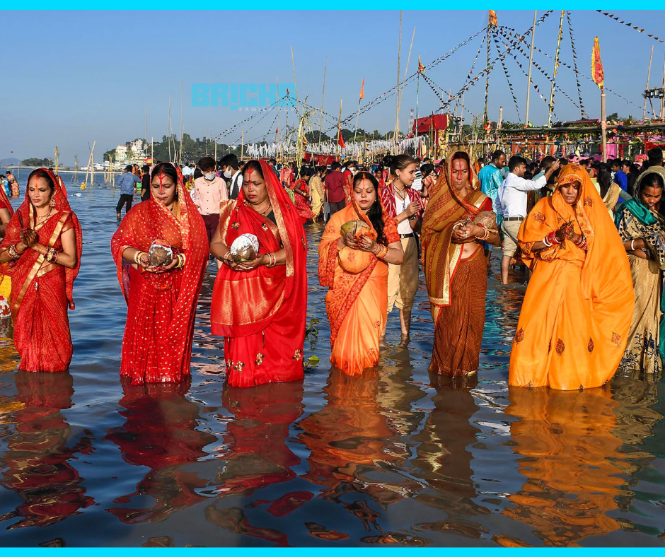 Chhath Pooja falls 6 days after Diwali 