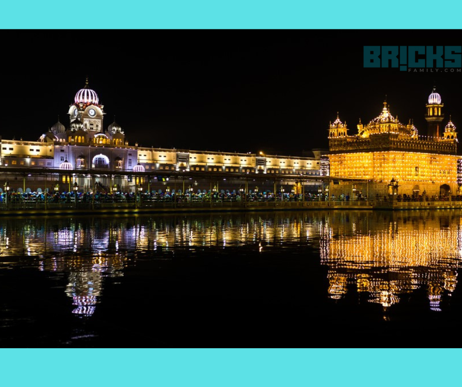 An Eye-Catchy Shadow of Golden Temple in Amrit Sarovar