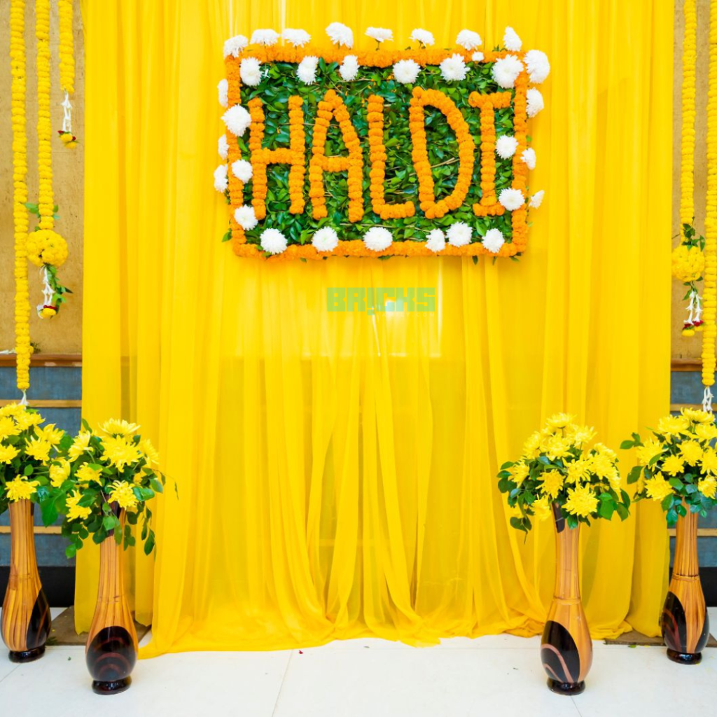 10 Haldi Decoration Ideas – for Your Home Haldi Ceremony – Bricksfamily