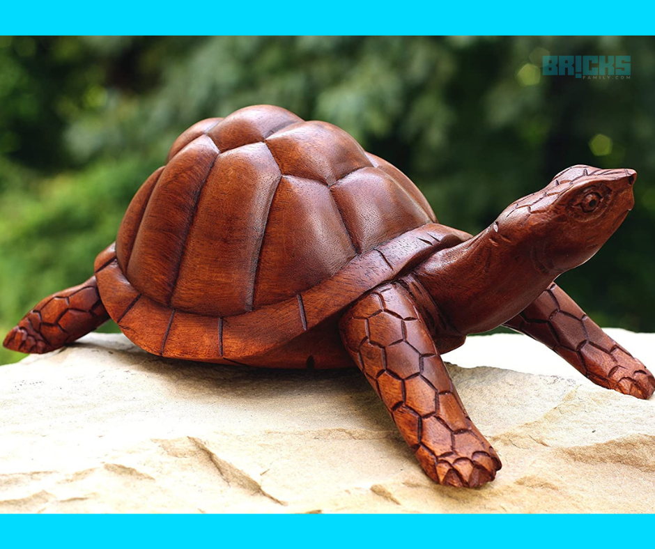 Tortoise Vastu: Natural wooden carving 