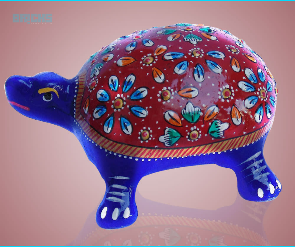 Blue Tortoise Vastu represents tranquillity and calmness