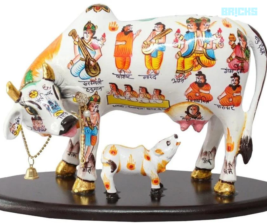 Different parts of Kamadhenu cow