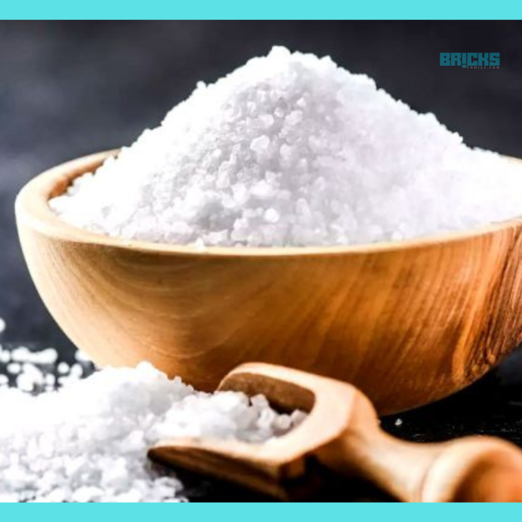 Salt is an excellent cleanser and can be used to disinfect your home. 