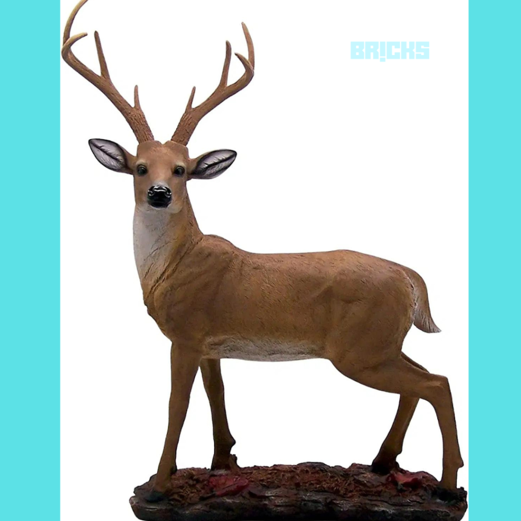 A beautiful deer statue for your home, one of the must-have feng shui animals as part of your decor