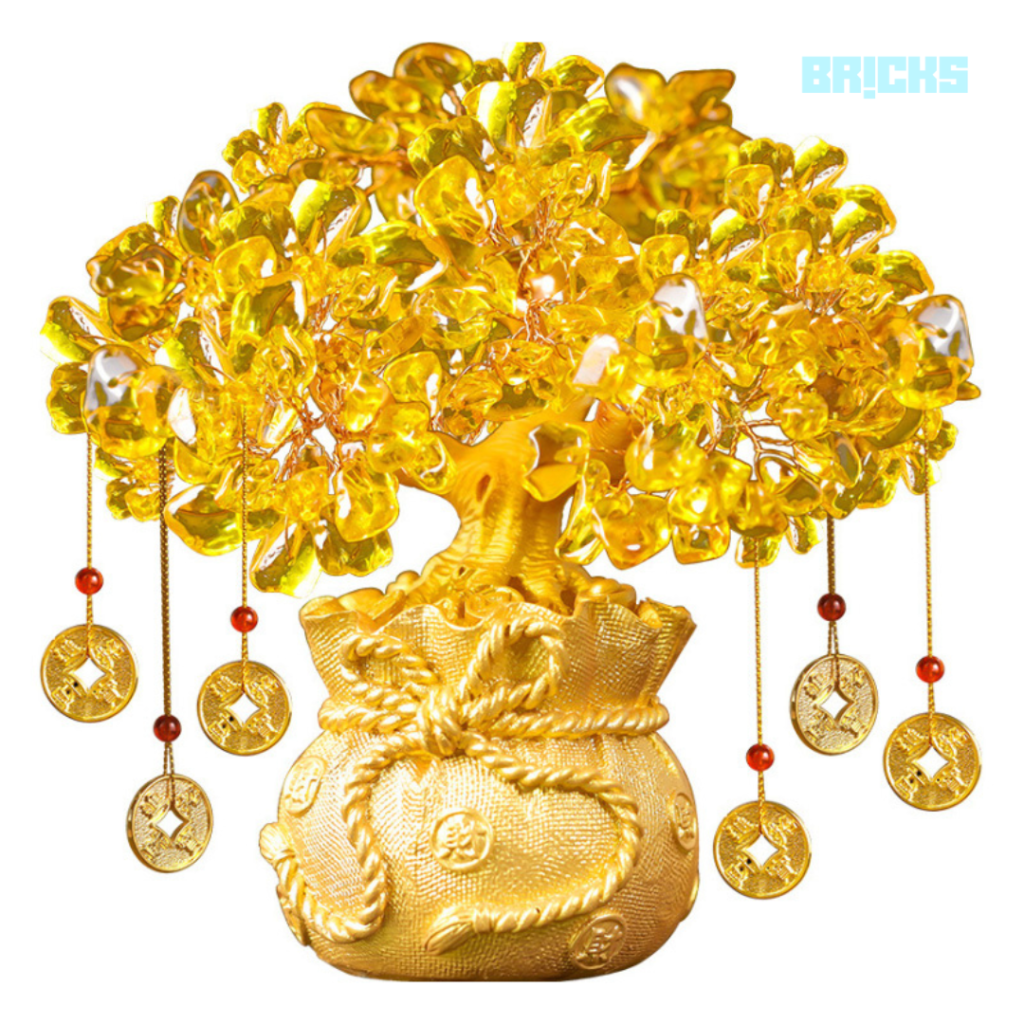 Citrine Feng Shui money tree