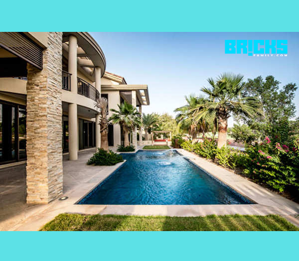 Aishwarya Rai Bachchan's Dubai Villa lavish swimming pool.