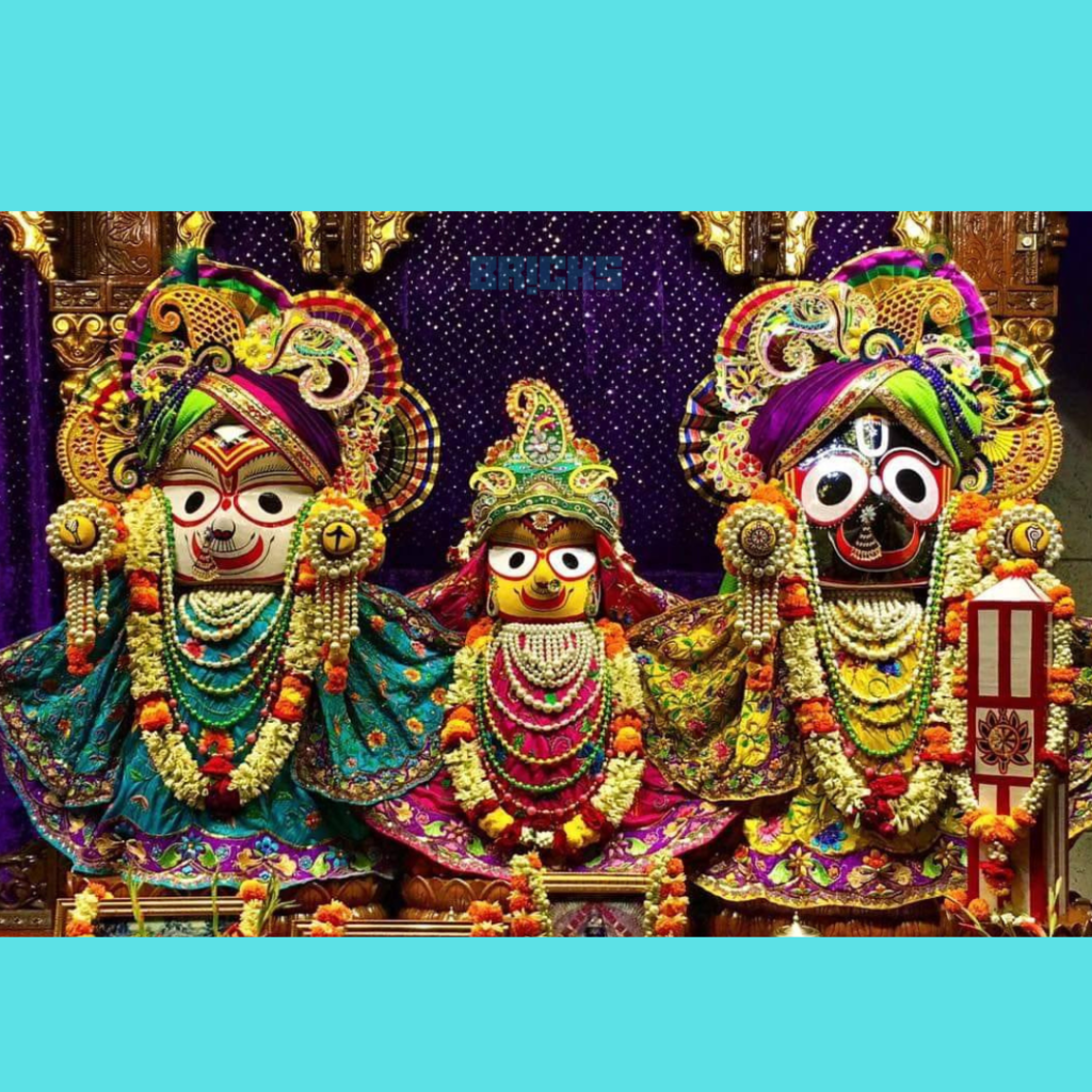 Pretty Jagannath Puri idols for Ratha Yatra celebration