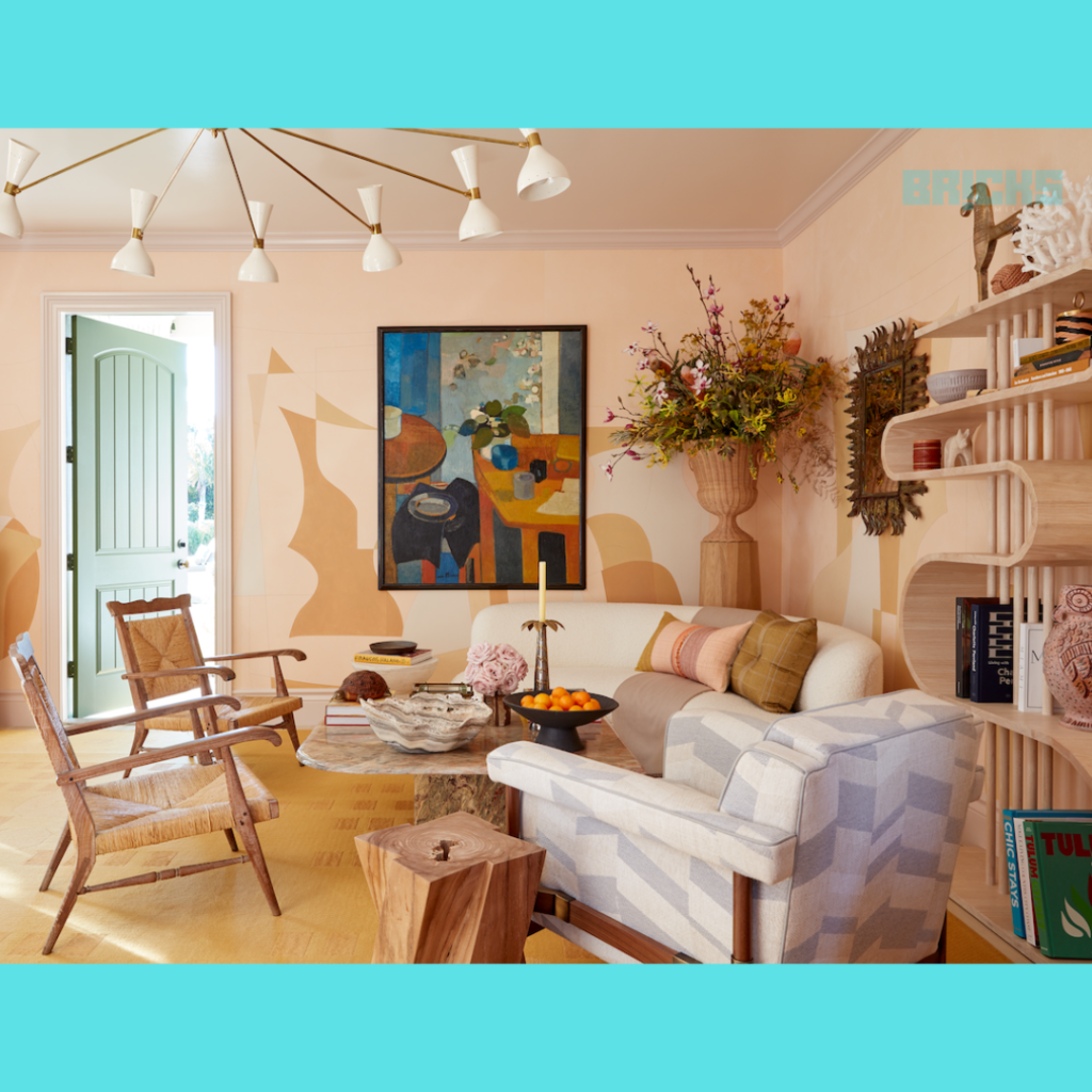 Pastel shades are perfect for vintage décor