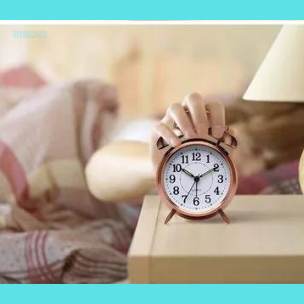 Statement clock on the bedside