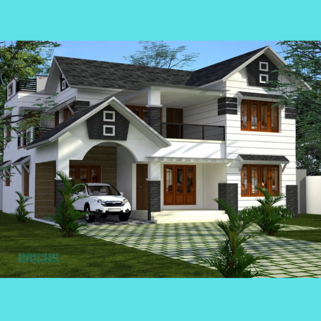 Typical modern Kerala house design