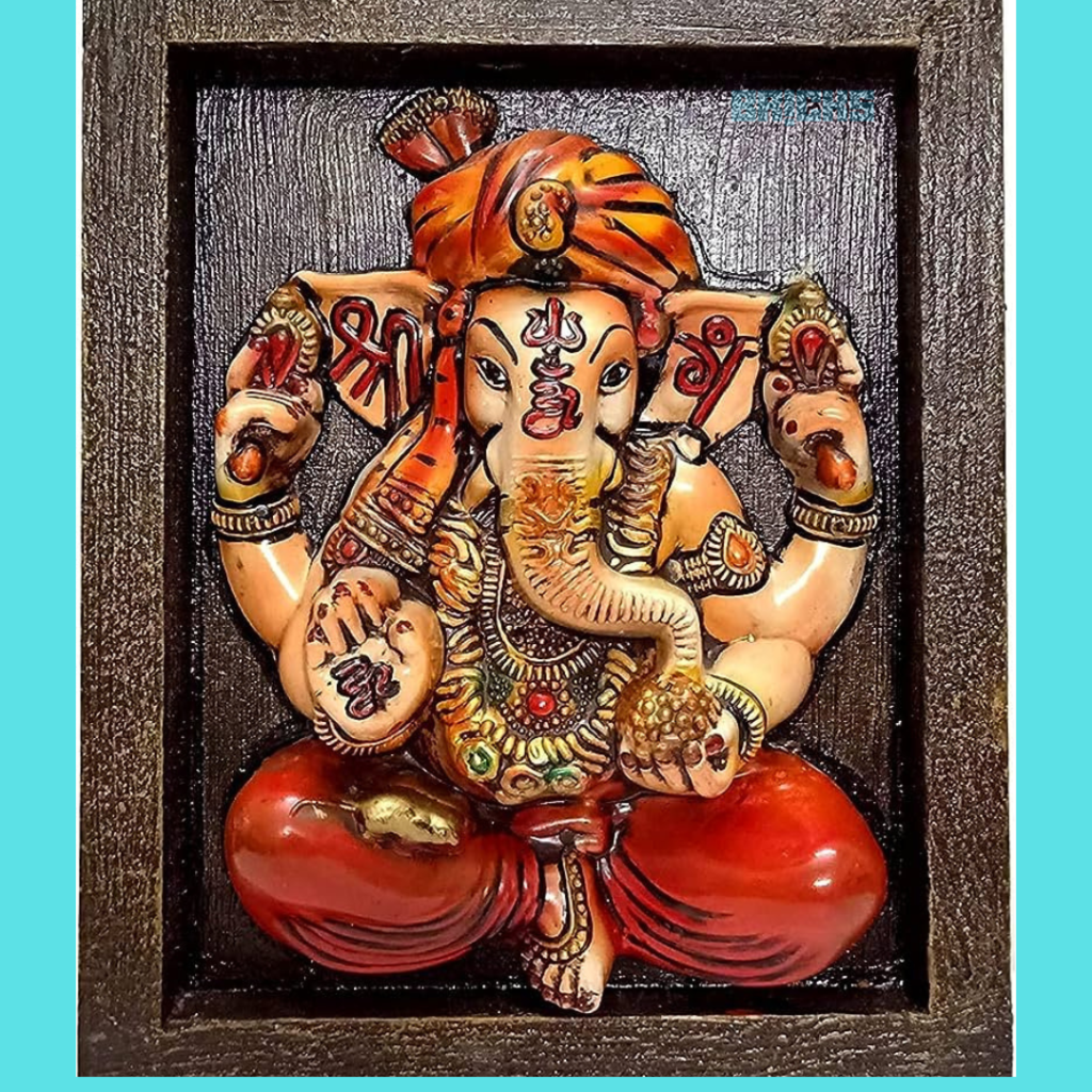 A Ganesha murti at the entrance brings prosperity