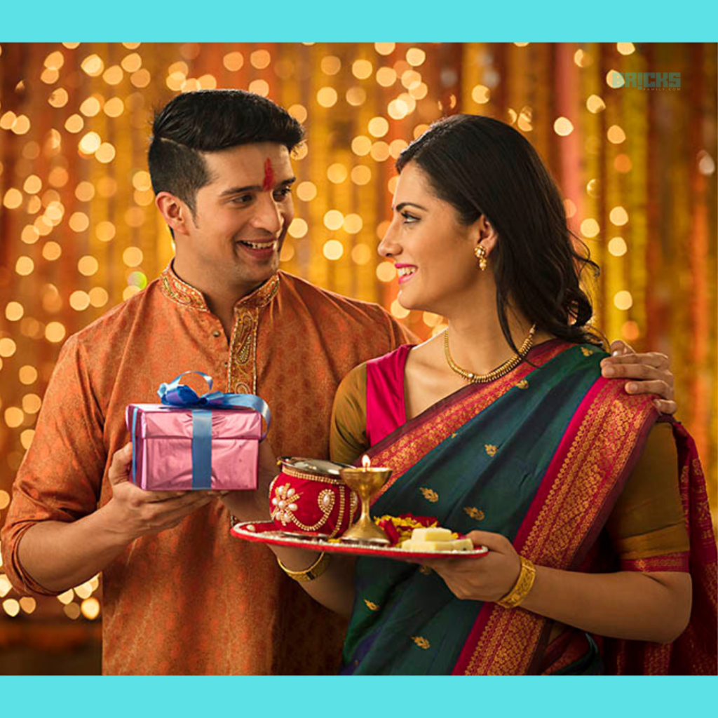 Karwa Chauth celebration with gifts is an ideal way of expressing love