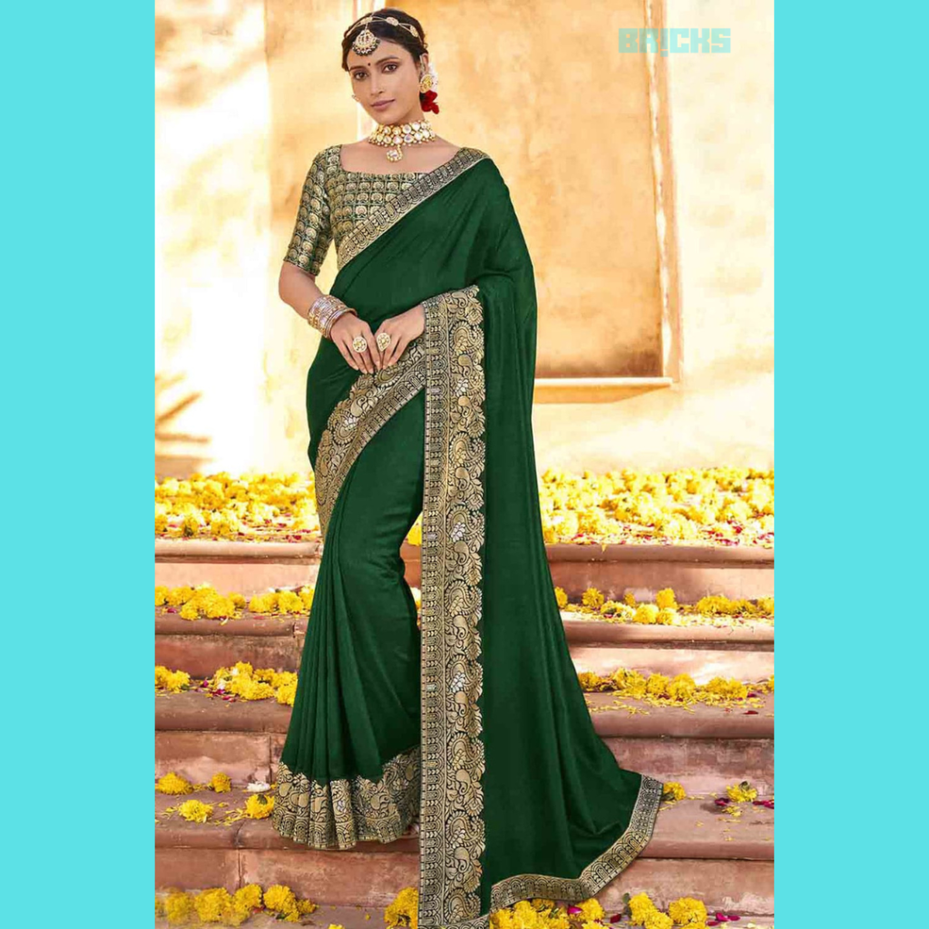 Navratri color: Green is one of the Navratri colours and depicts new beginnings.