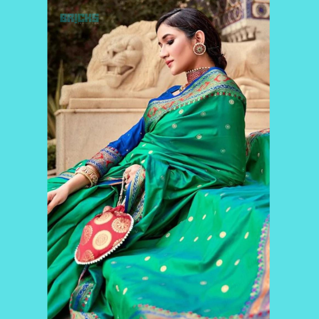 Peacock green is the ninth Navratri colour for the season