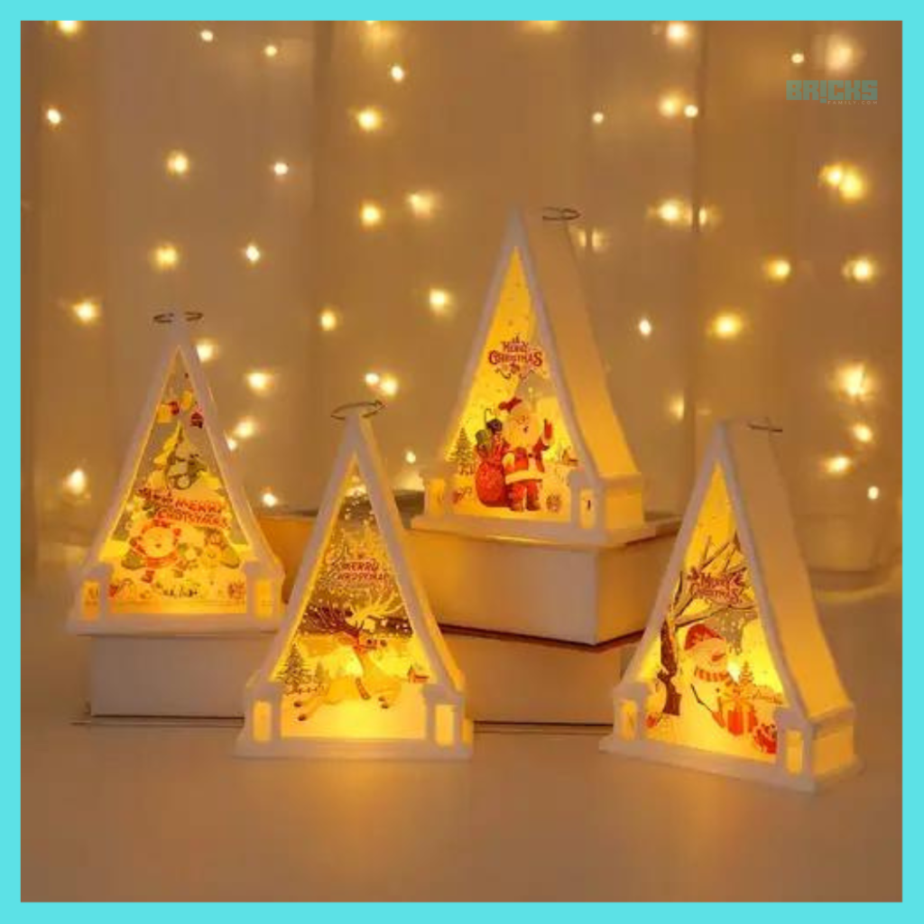 Bring classic elegance with sleek lanterns prettified with Christmas elements (Source: Pinterest)