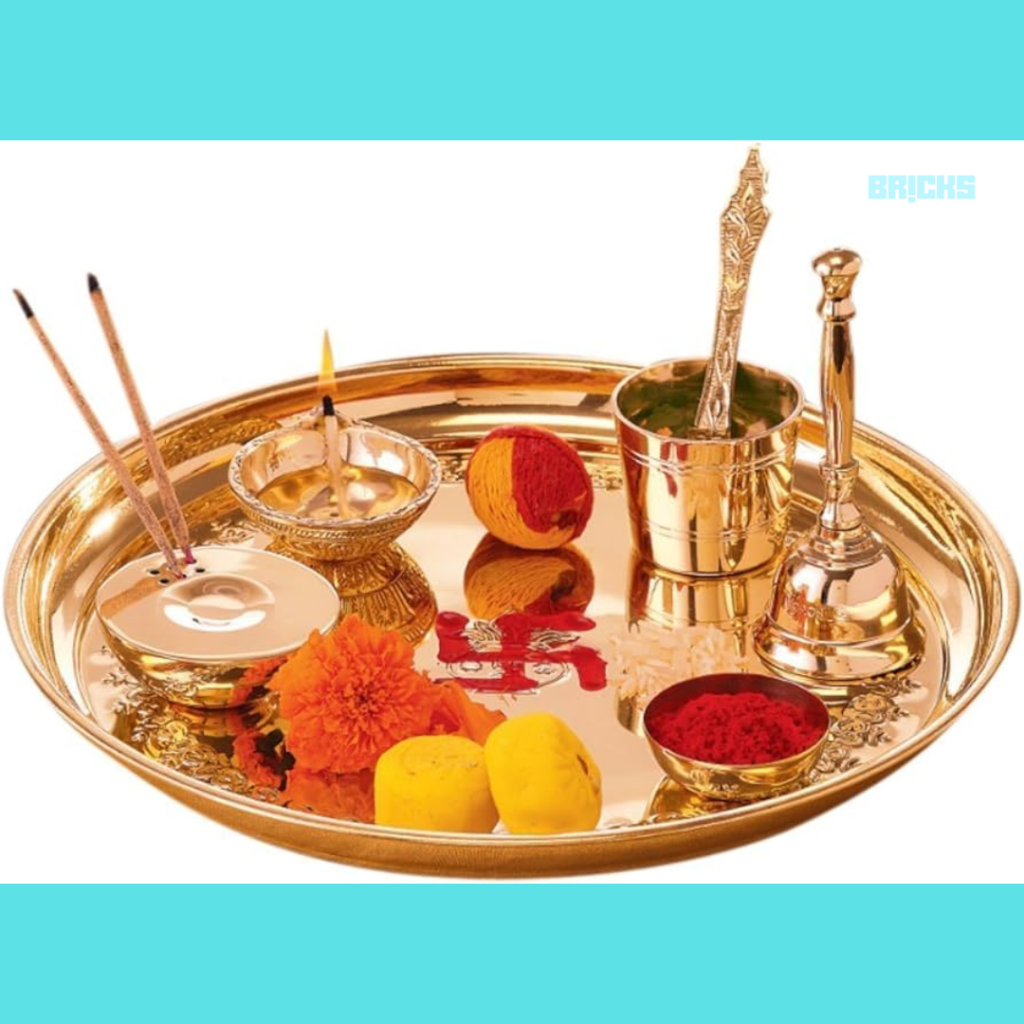 Diwali puja thali 