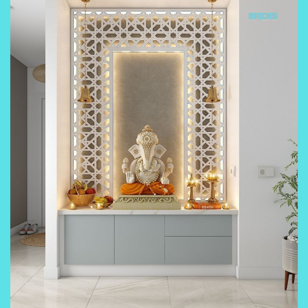 Vastu for Flats recommends a separate space for puja