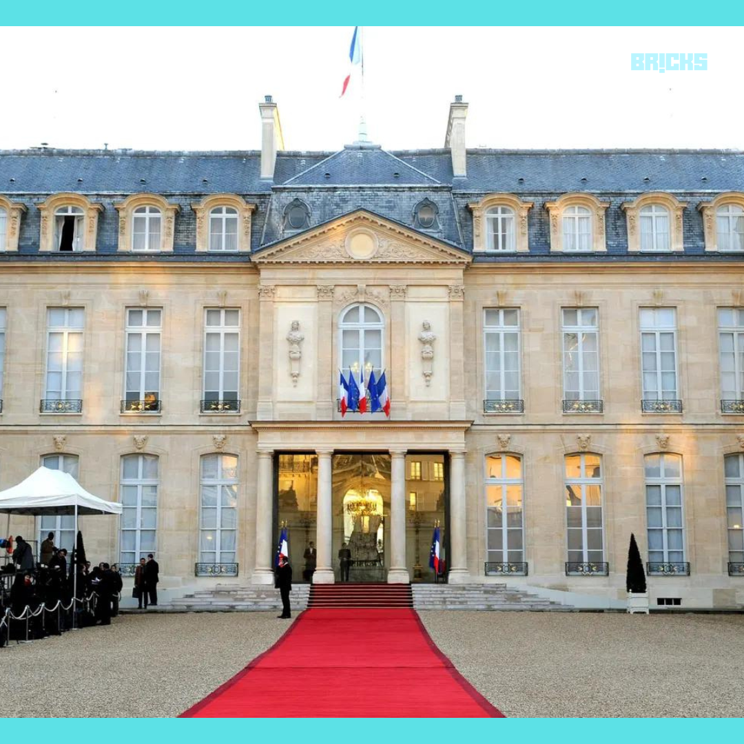 French President Emmanuel Macron House: Élysée Palace of Chief Guest for Republic Day 2024