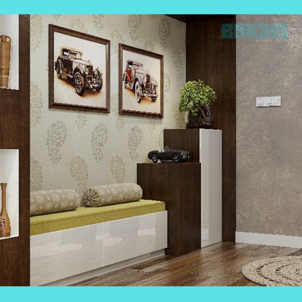 Create soothing seating arragement at your home's entrance foyer